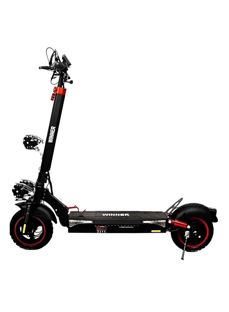 E10 Next-Level Electric Scooter - 2000W High-Torque Motor, 48V 13Ah Battery, 70km/h Max Speed, Big Digital Display